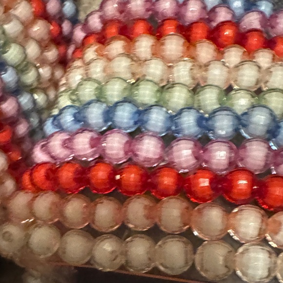 Jessica Simpson Multicolor Beaded Slides - Picture 4 of 4